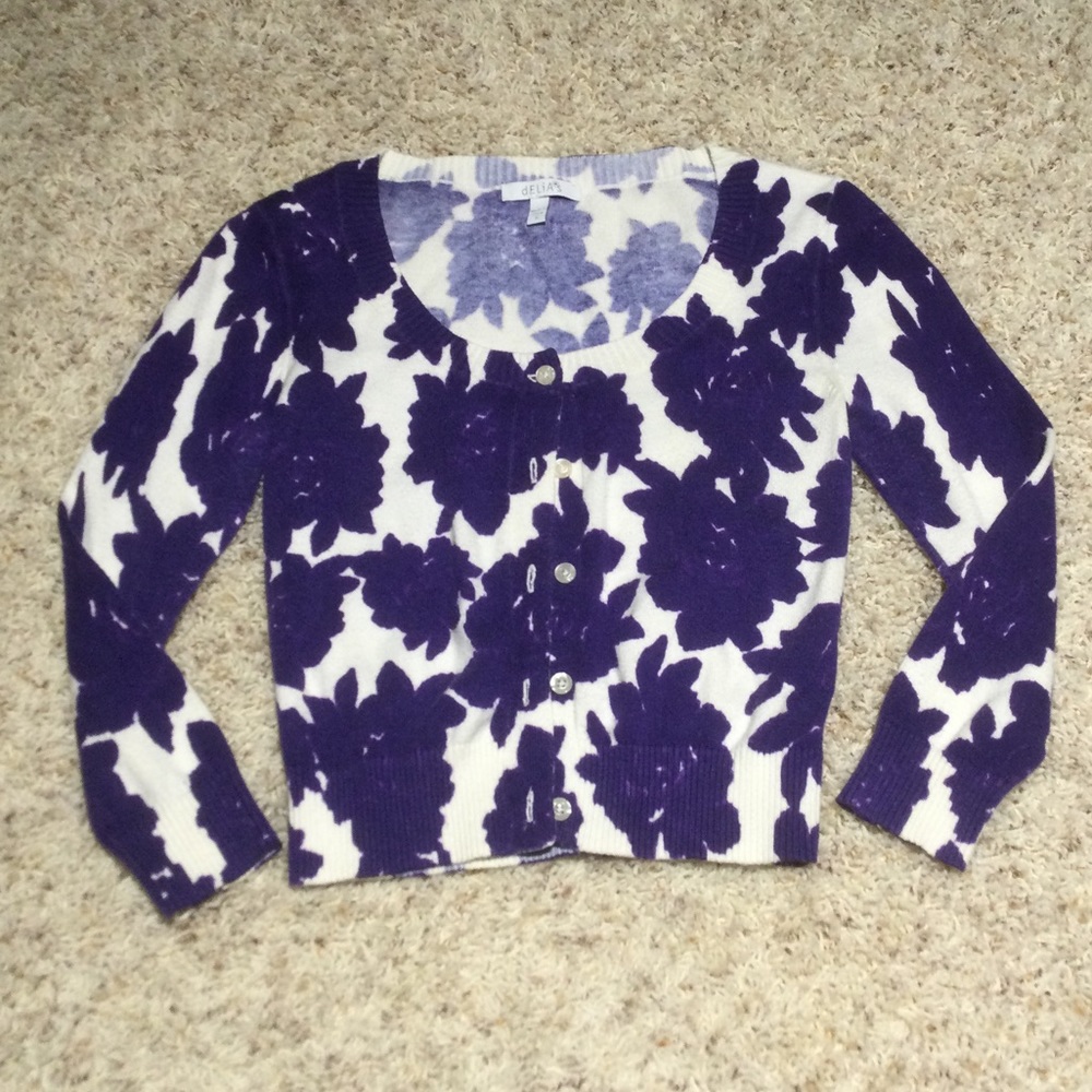 dELiA*s cardigan sweater